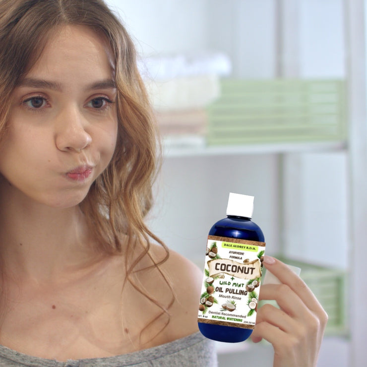 Coconut Oil Pulling w/ Wild Mint 1 oz.