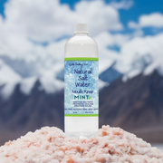 *Pink Himalayan Natural Salt Water Mouth Rinse