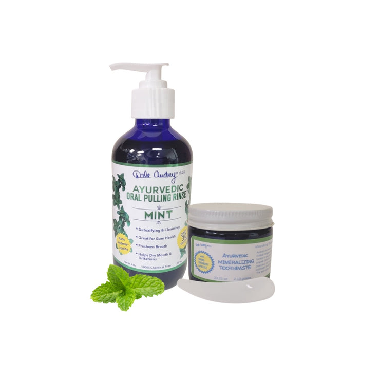 Nano-Hydroxyapatite Bundle ( OIl pulling Rinse & Toothpaste) - Dale Audrey R.D.H.