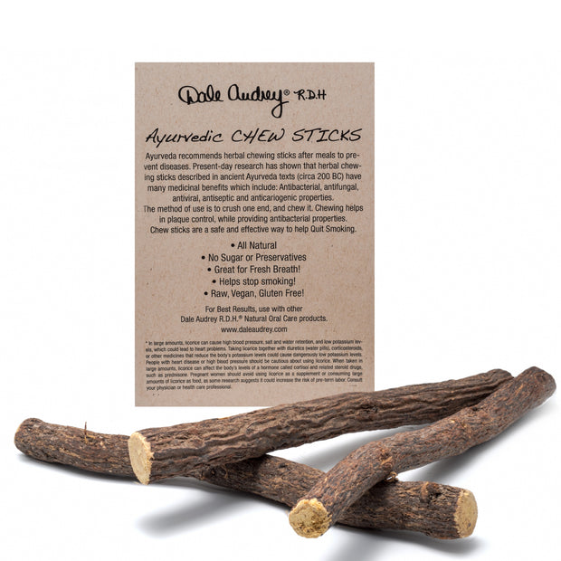 Dale Audrey ® Ayurvedic Neem Chew Sticks 1.4 oz (9-10 sticks) - Dale Audrey R.D.H.