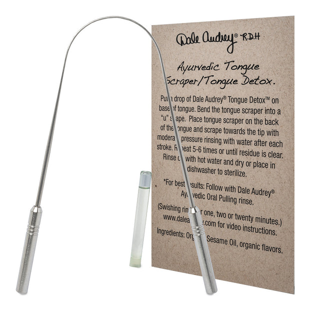 Dale Audrey® Stainless Steel Tongue Cleaner/detox serum - Dale Audrey R.D.H.