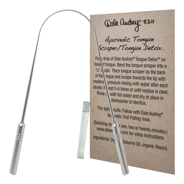 Dale Audrey® Stainless Steel Tongue Cleaner/detox serum