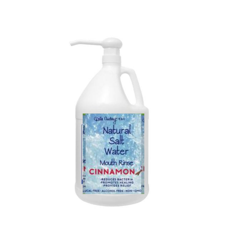 NATURAL HIMALAYAN SALT WATER RINSE, GALLON SIZE W/PUMP - Dale Audrey R.D.H.