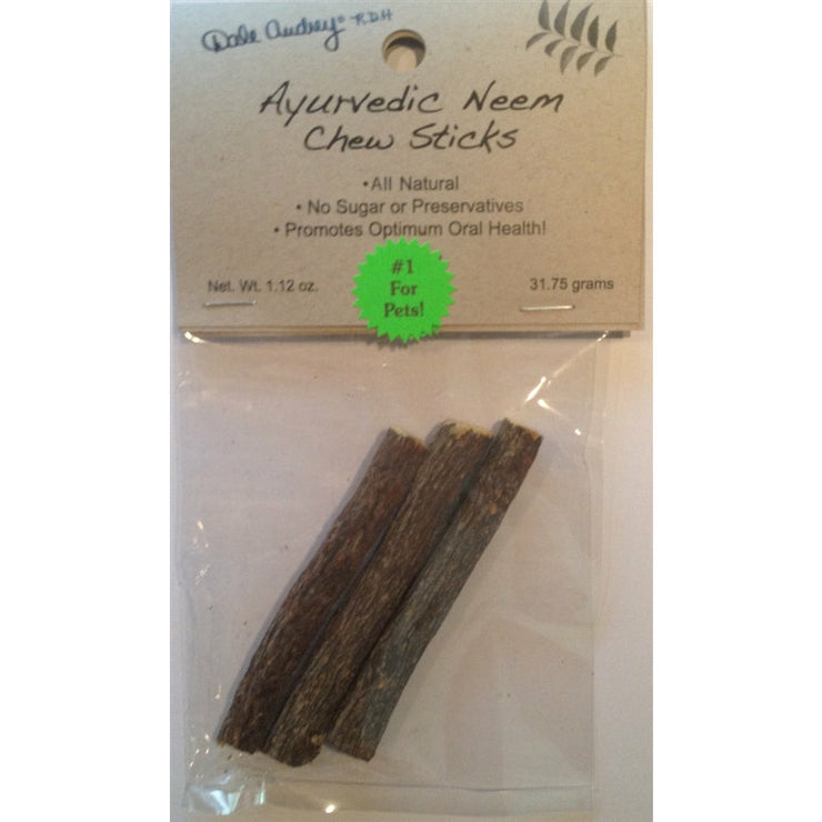 Dale Audrey ® Ayurvedic Neem Chew Sticks For Pets