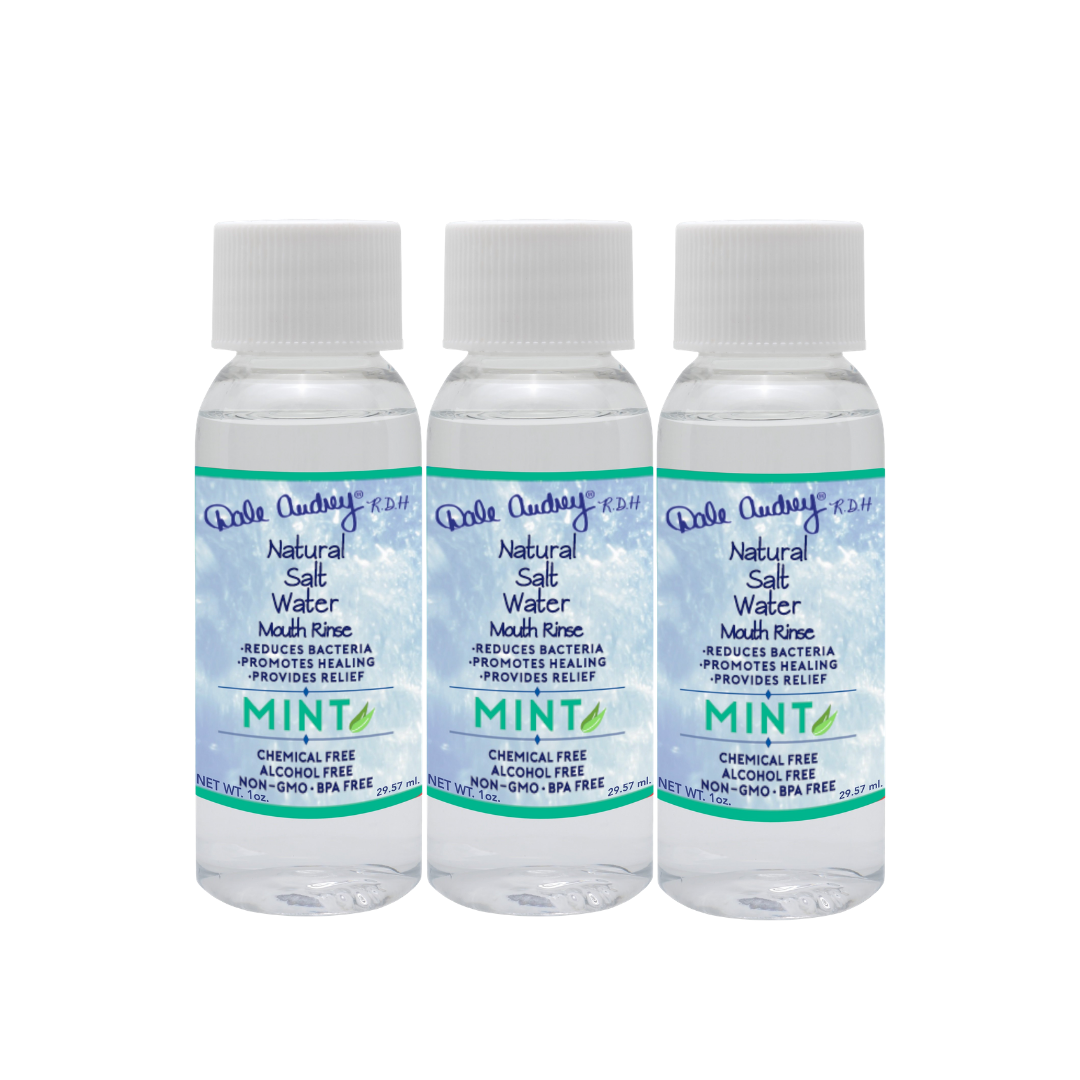 Salt And Water Mouth Rinse