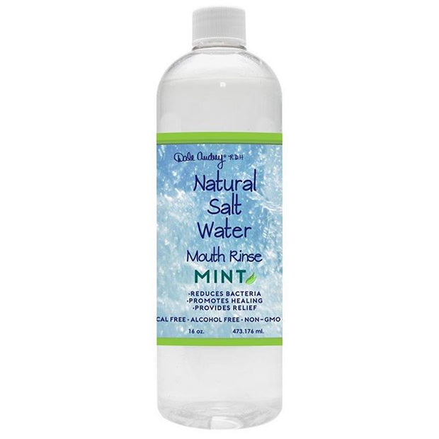 *Pink Himalayan Natural Salt Water Mouth Rinse